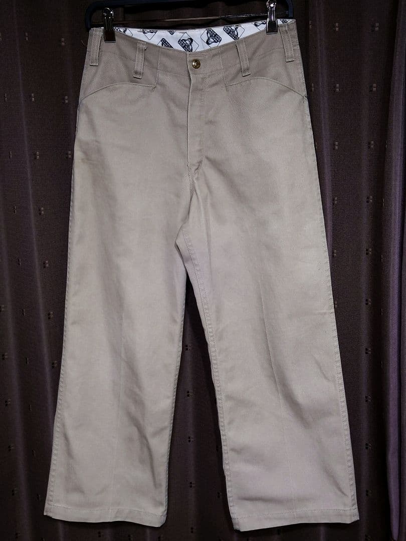 USA製 BEN DAVIS 90s フリスコパンツ ワークパンツ 黄色ゴリラ