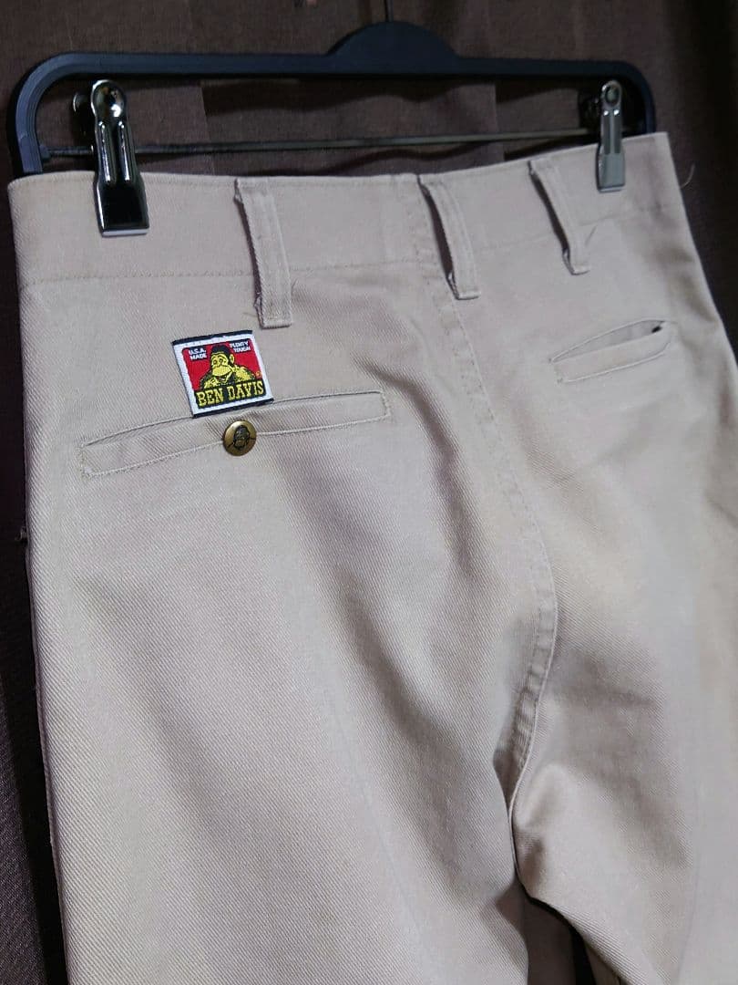 USA製 BEN DAVIS 90s フリスコパンツ ワークパンツ 黄色ゴリラ