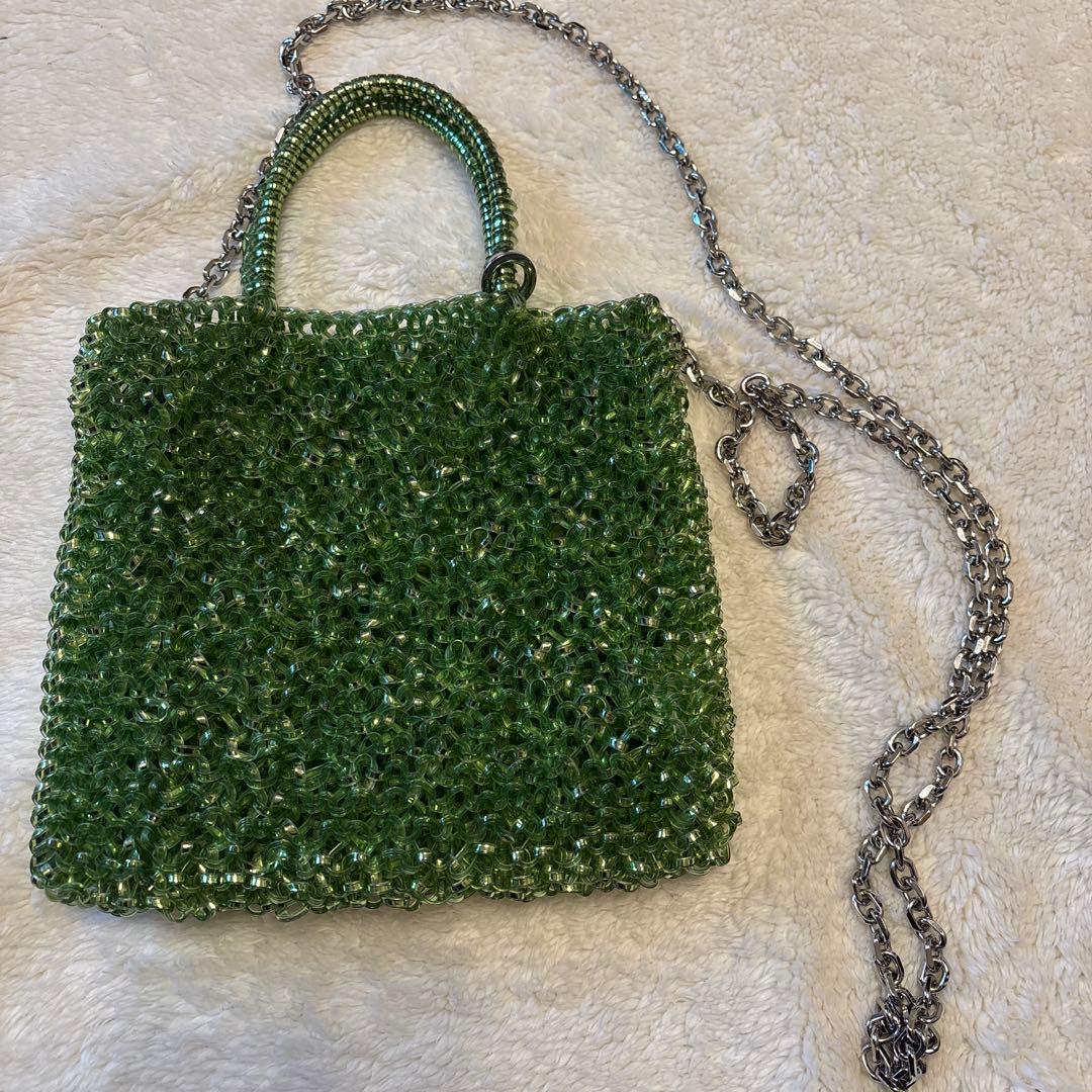 ANTEPRIMA アンテプリマ　ワイヤーバッググリーン