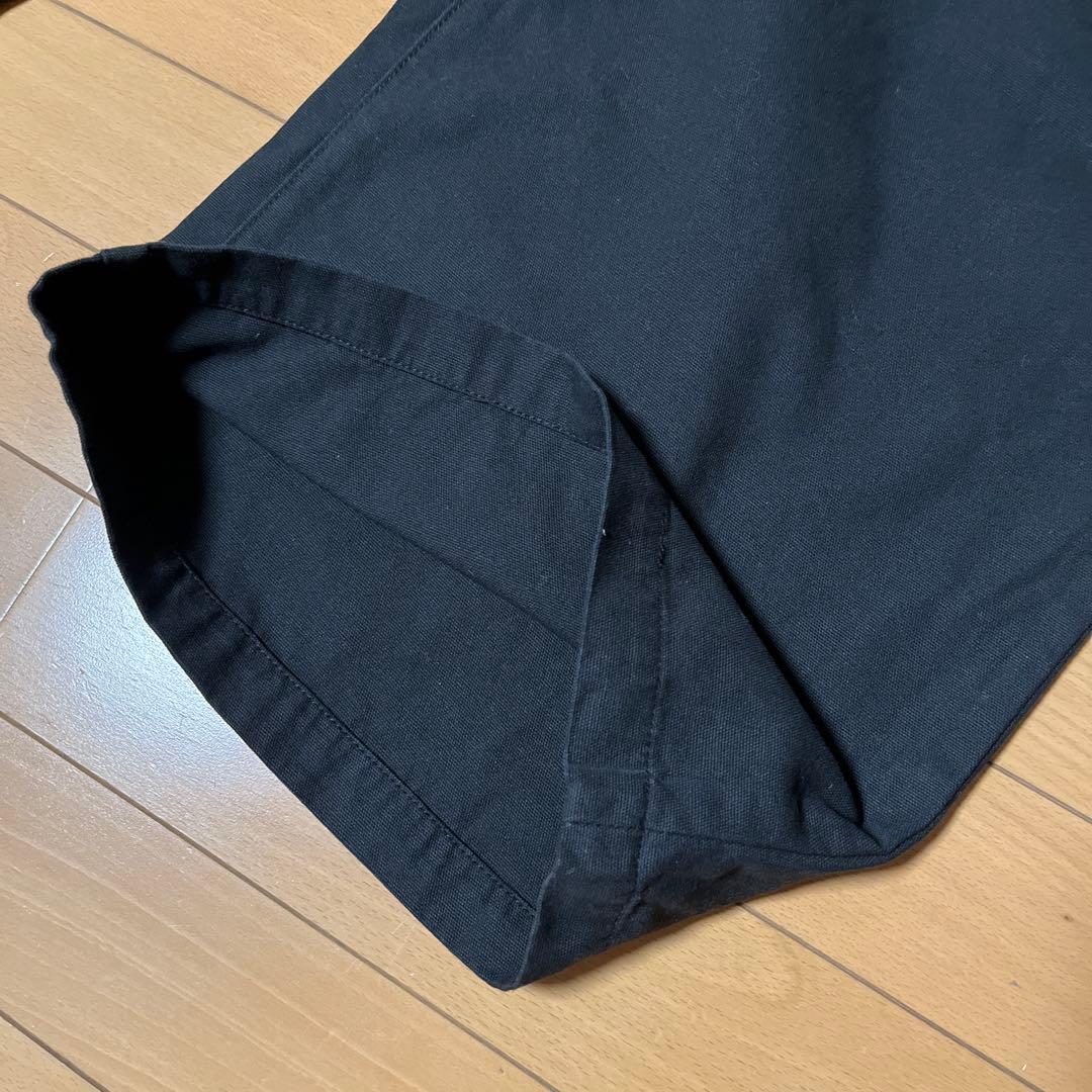 スピックアンドスパン サスペンダー付きワーカーパンツ　ブラック