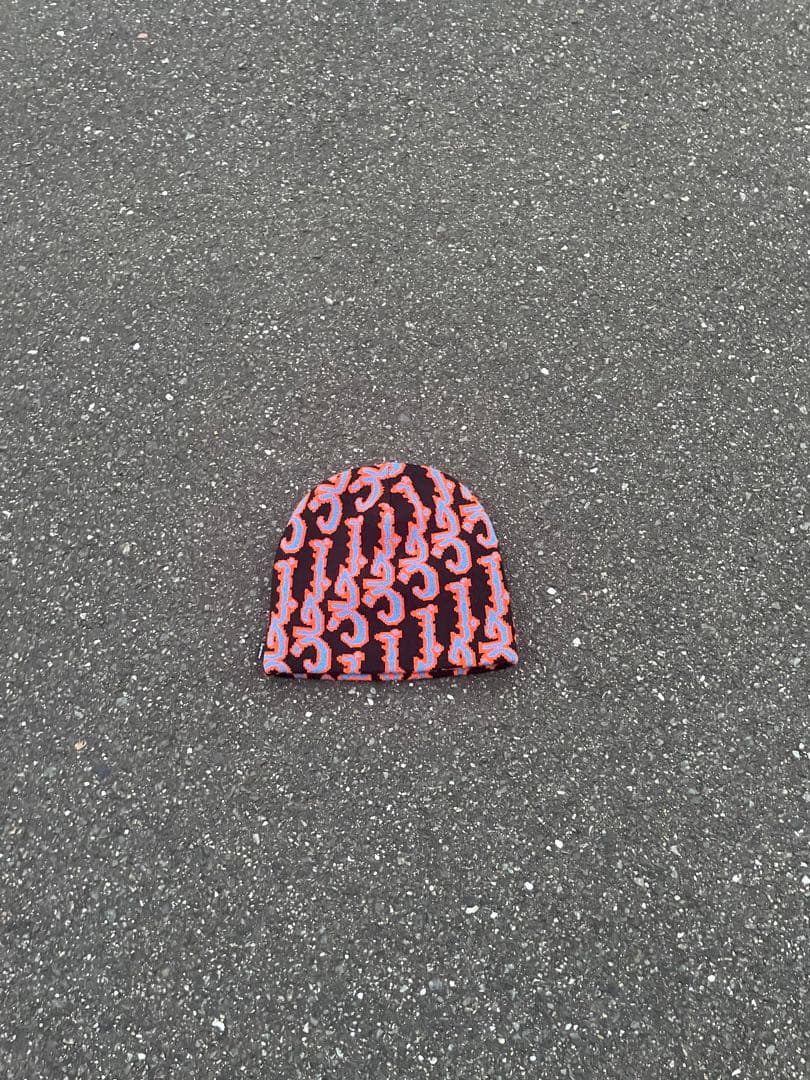 supreme 25aw Arabic Jaquard Beanie ブラック