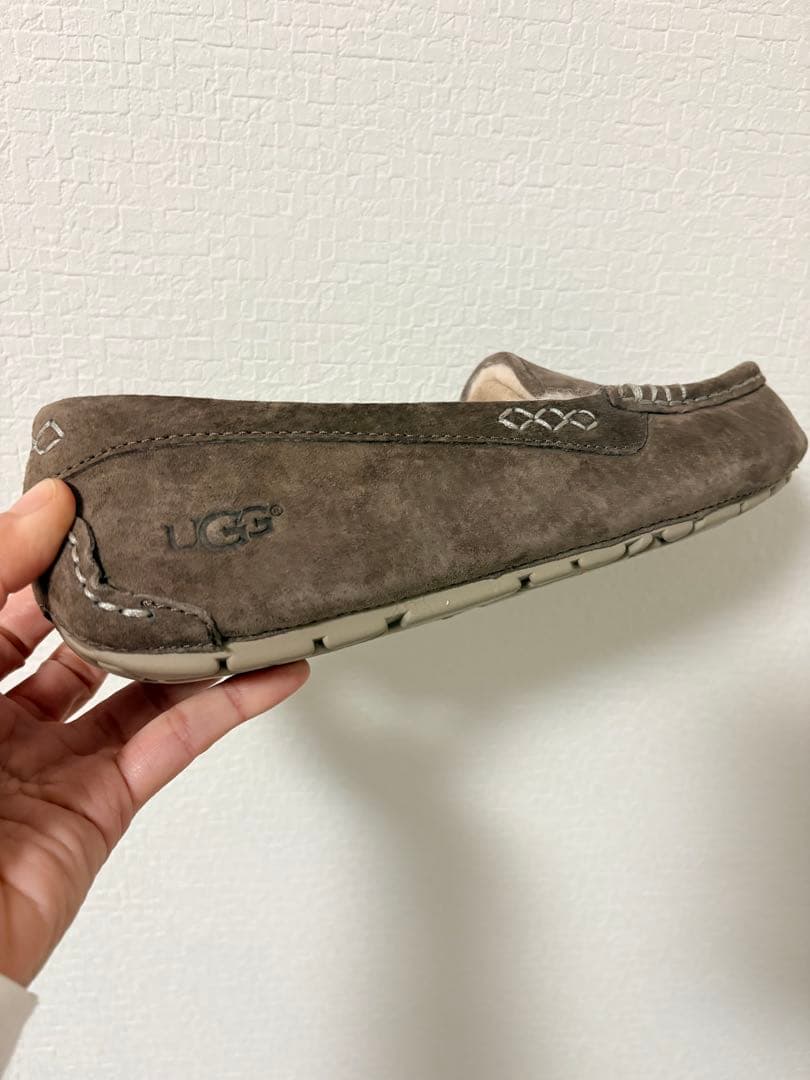 UGG ANSLEY ブラウン モカシン 23cm