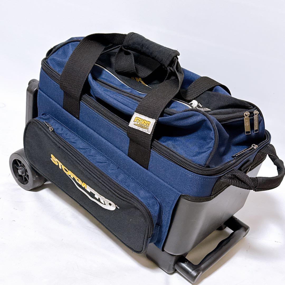 STORM PRO ボウリングバッグ キャリー ネイビー