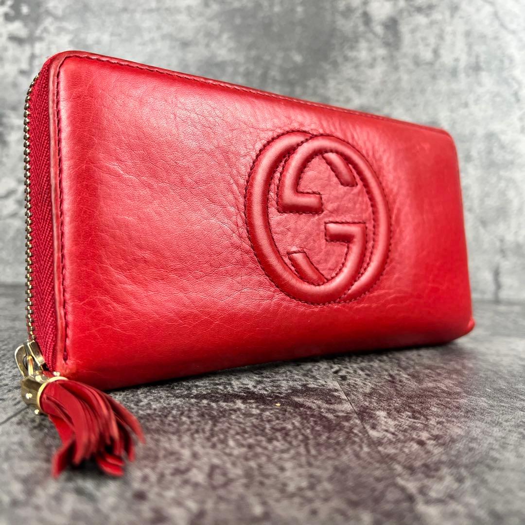 GUCCI インターロッキングG タッセル　長財布