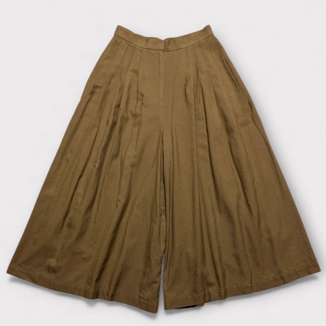 美品✨ミナペルホネン chiaro プリーツパンツ ロング ガウチョ