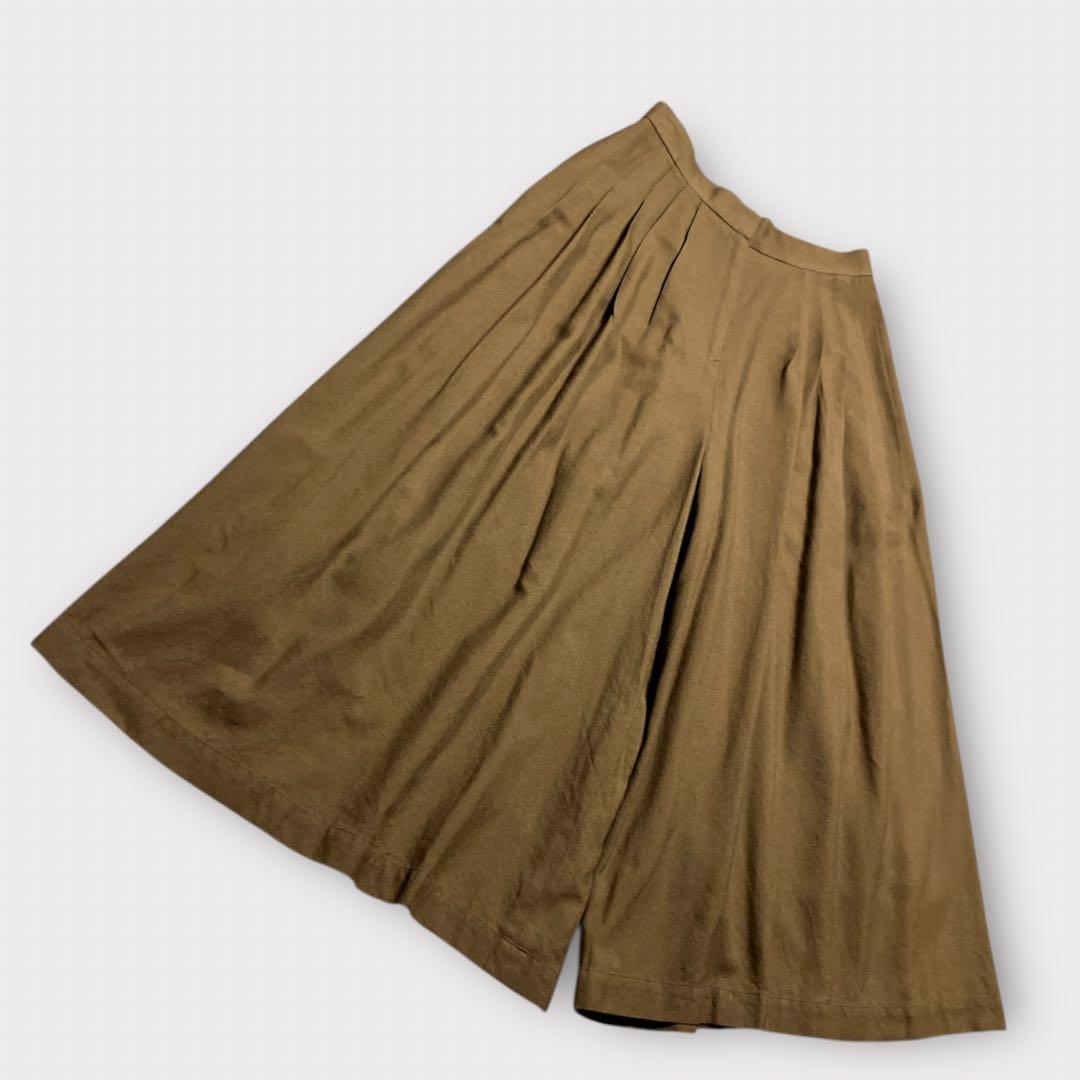 美品✨ミナペルホネン chiaro プリーツパンツ ロング ガウチョ