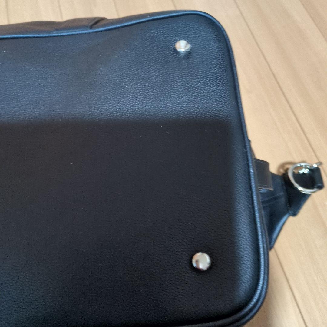 COACHコーチ　黒レザー ボストンバッグ