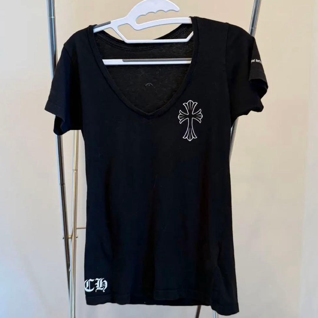 CHROME HEARTSクロムハーツ クロスバック ルーズネック Tシャツ M