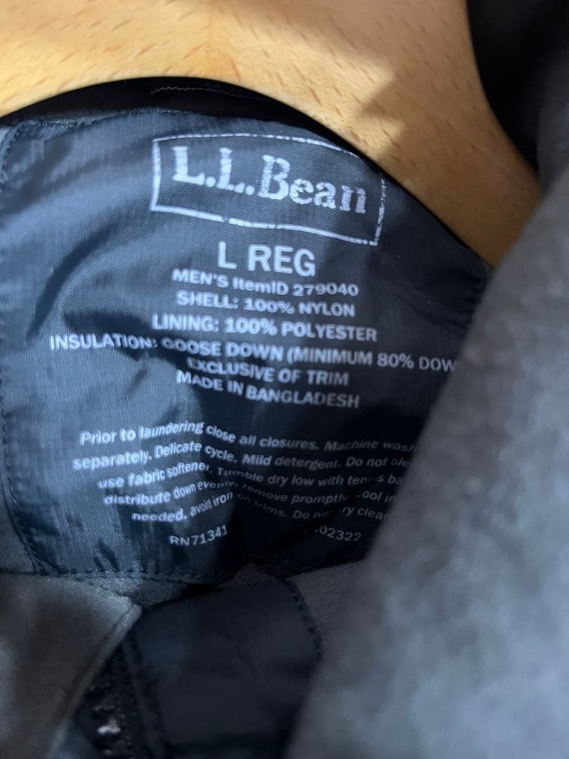 L.L.Bean グースダウンベスト Lサイズ