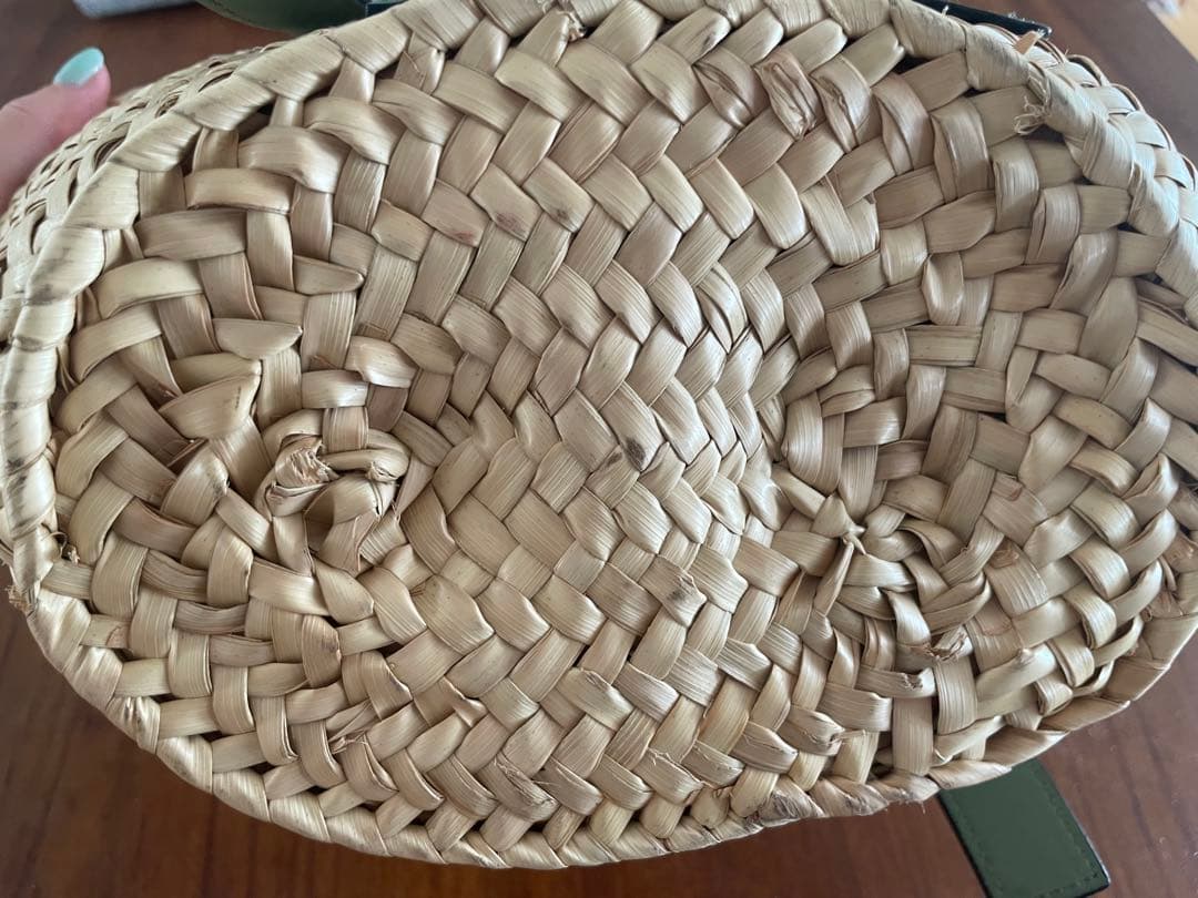 正規品 LOEWE ロゴ入りかごバッグ 袋つき