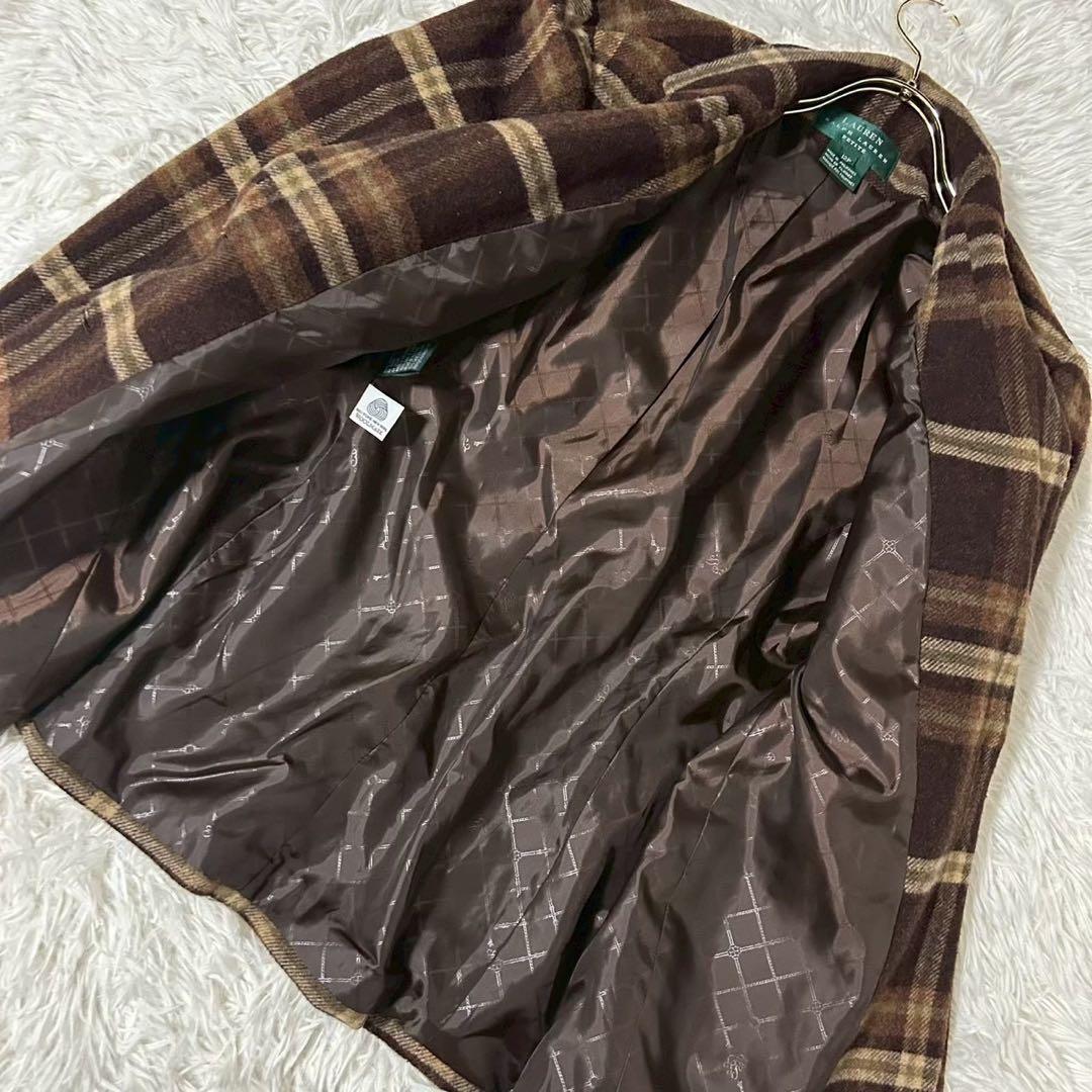［良品］RALPH LAUREN テーラードジャケット ブラウン 12P