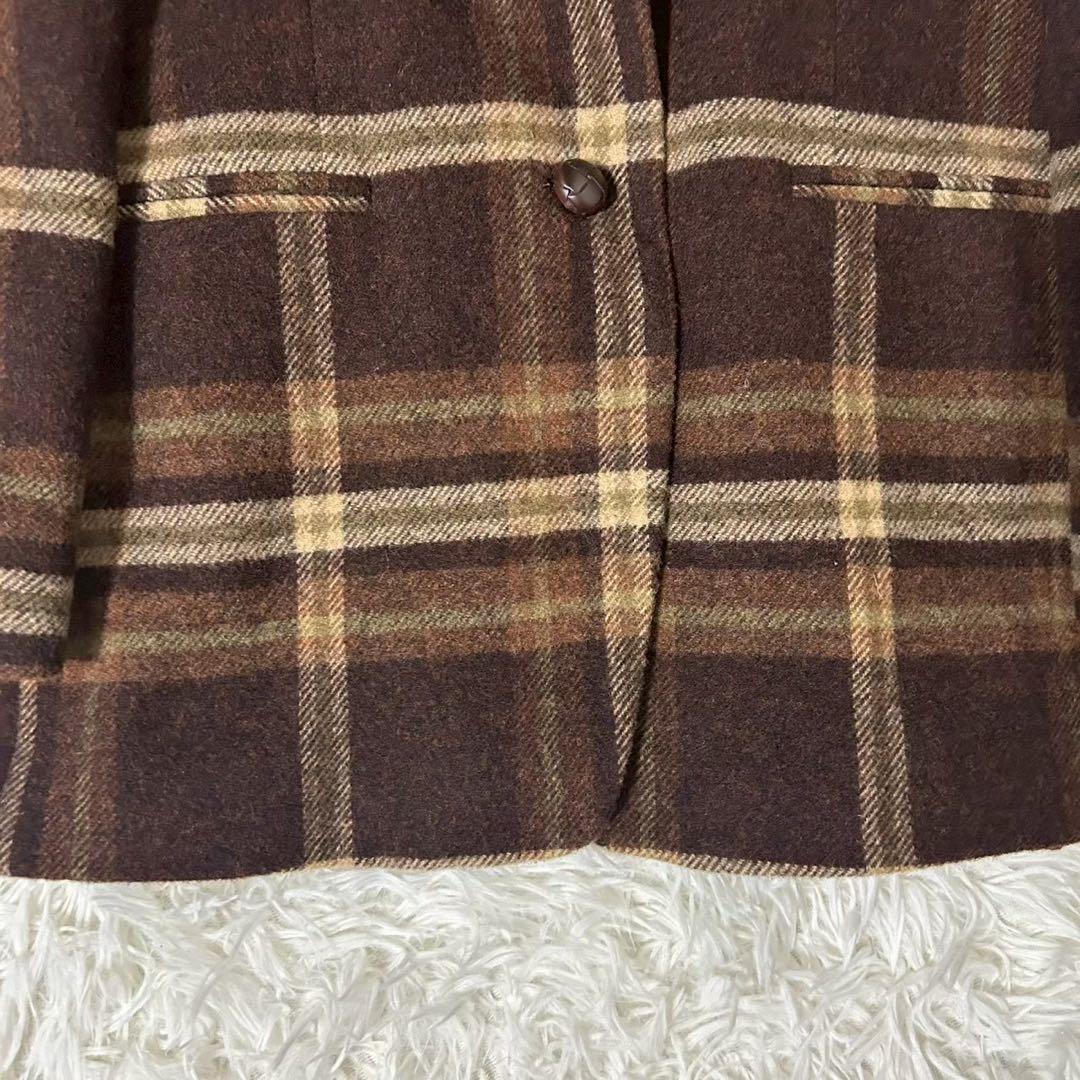 ［良品］RALPH LAUREN テーラードジャケット ブラウン 12P