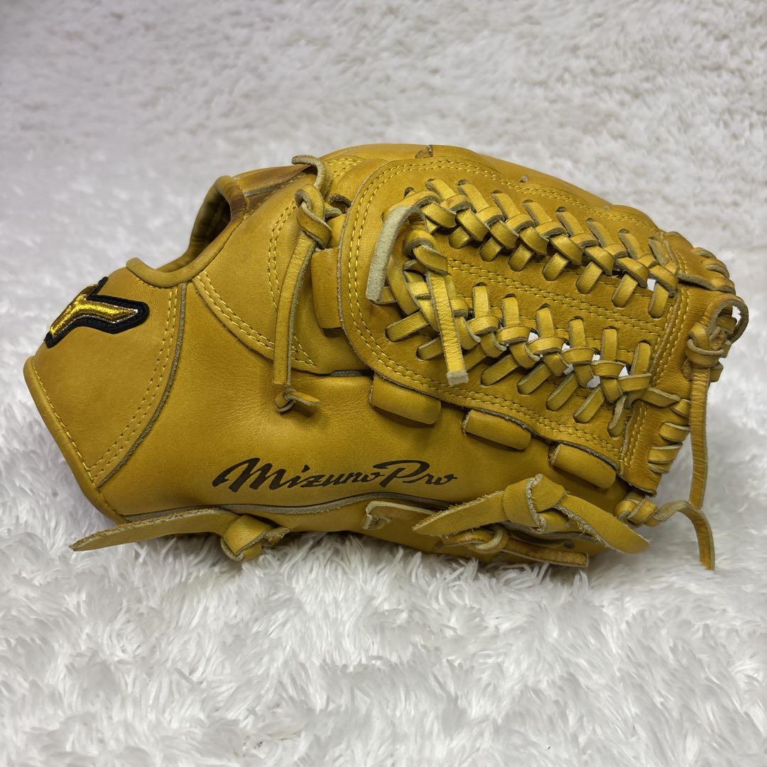 Mizuno Pro ミズノプロ 軟式グローブ 一般用　内野手　刺繍入り