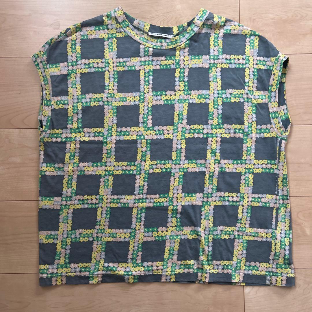 【お値下げ中】ミナペルホネン　flower gate Tシャツ　2022ss