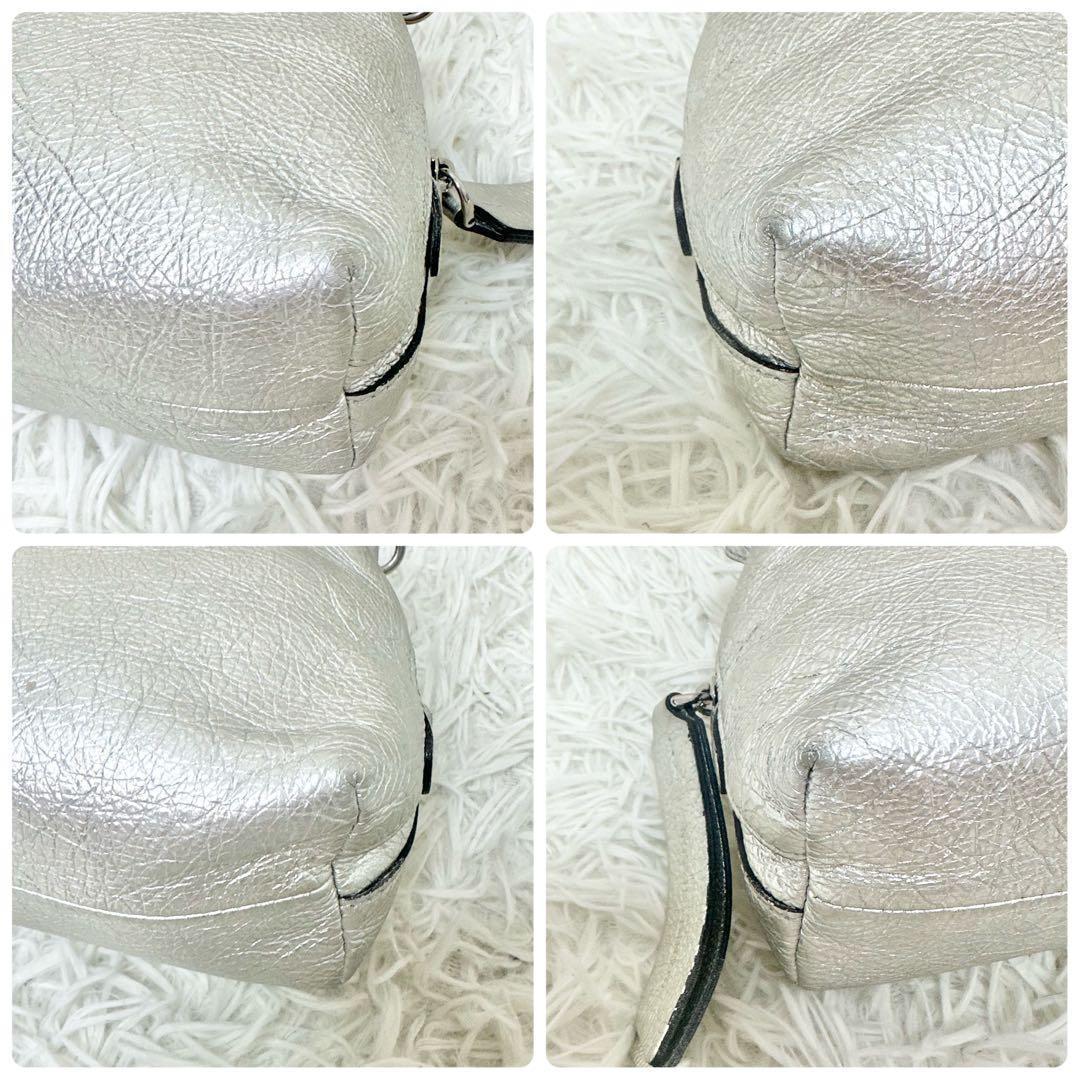 GIANNI CHIARINI ALIFA S ショルダーバッグ シルバー