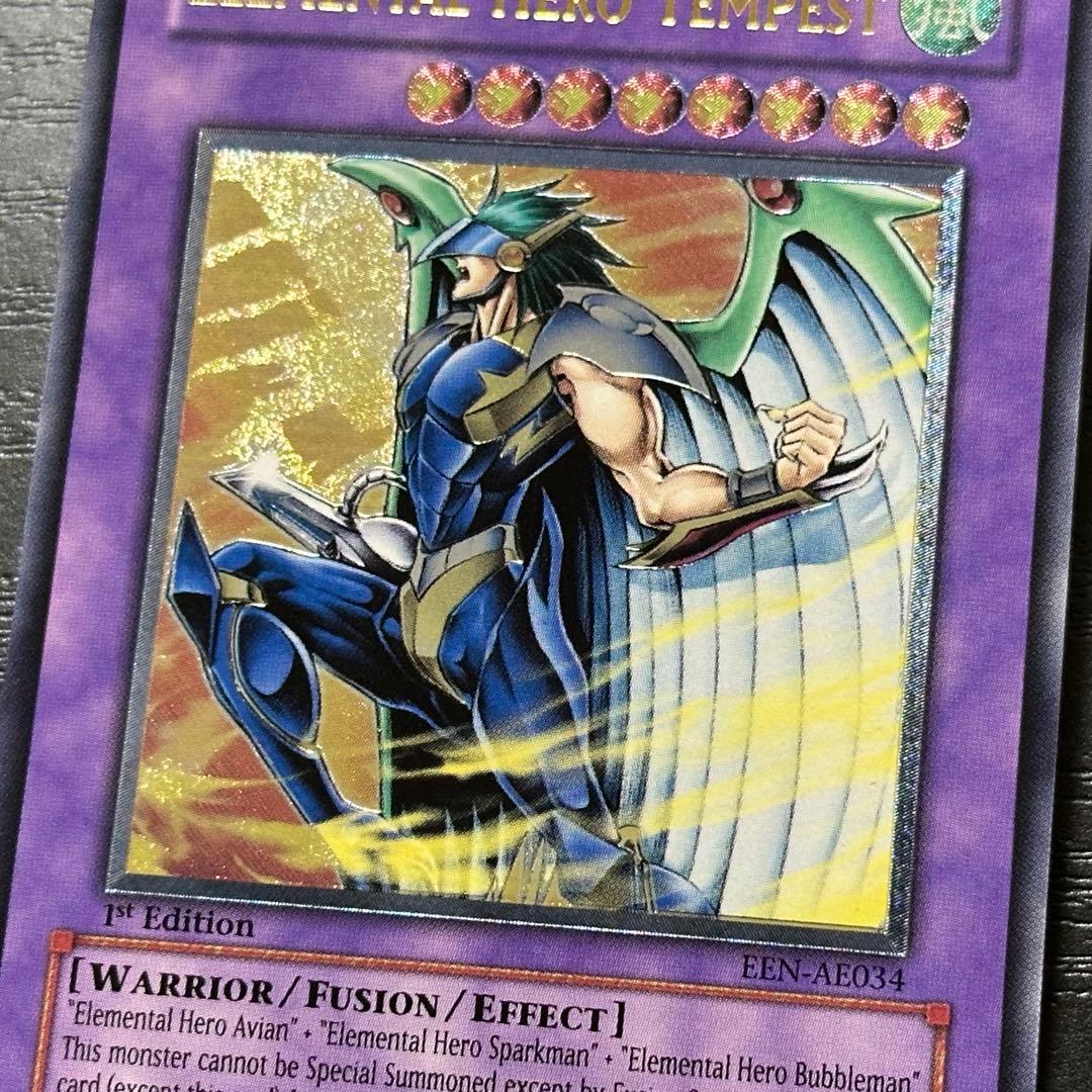 遊戯王 EHEROテンペスター 旧アジア レリーフ