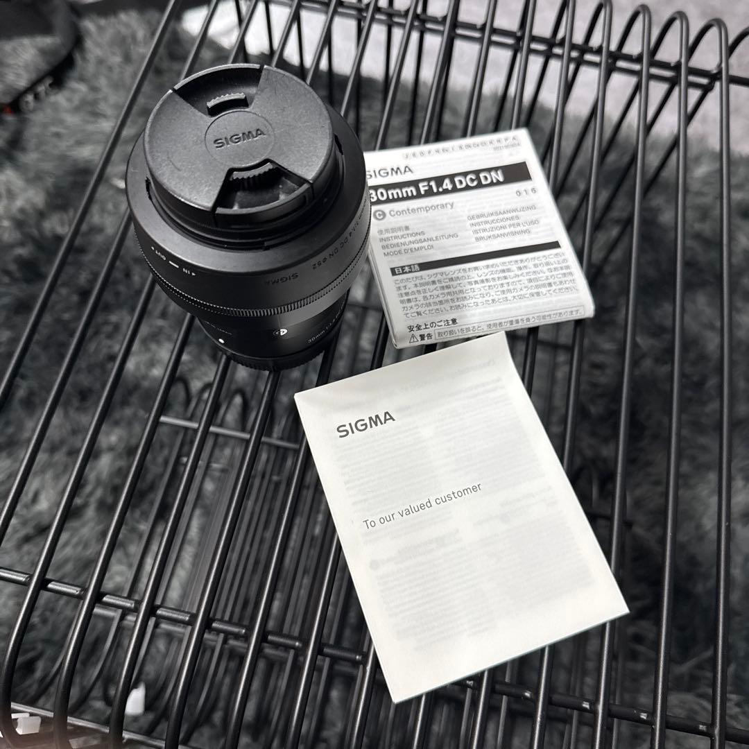 【お値下げOK】SIGMA 30mm F1.4 DC DN SONY Eマウント