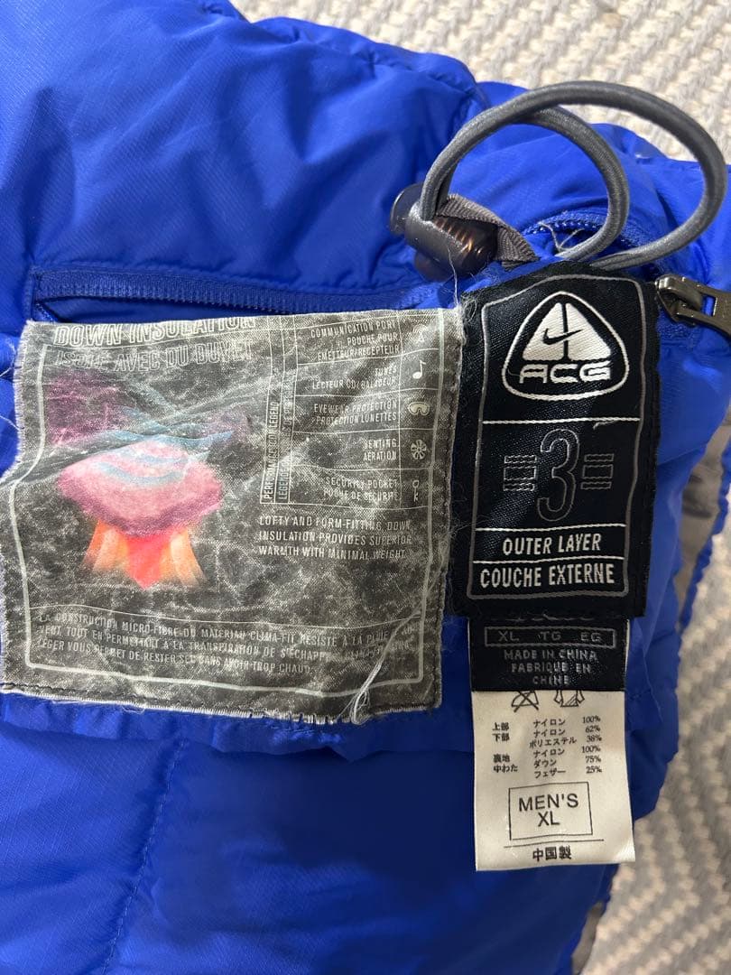 ジャケット・アウター 00s Y2K NIKE ACG REVERSIBLE DOWN JACKET