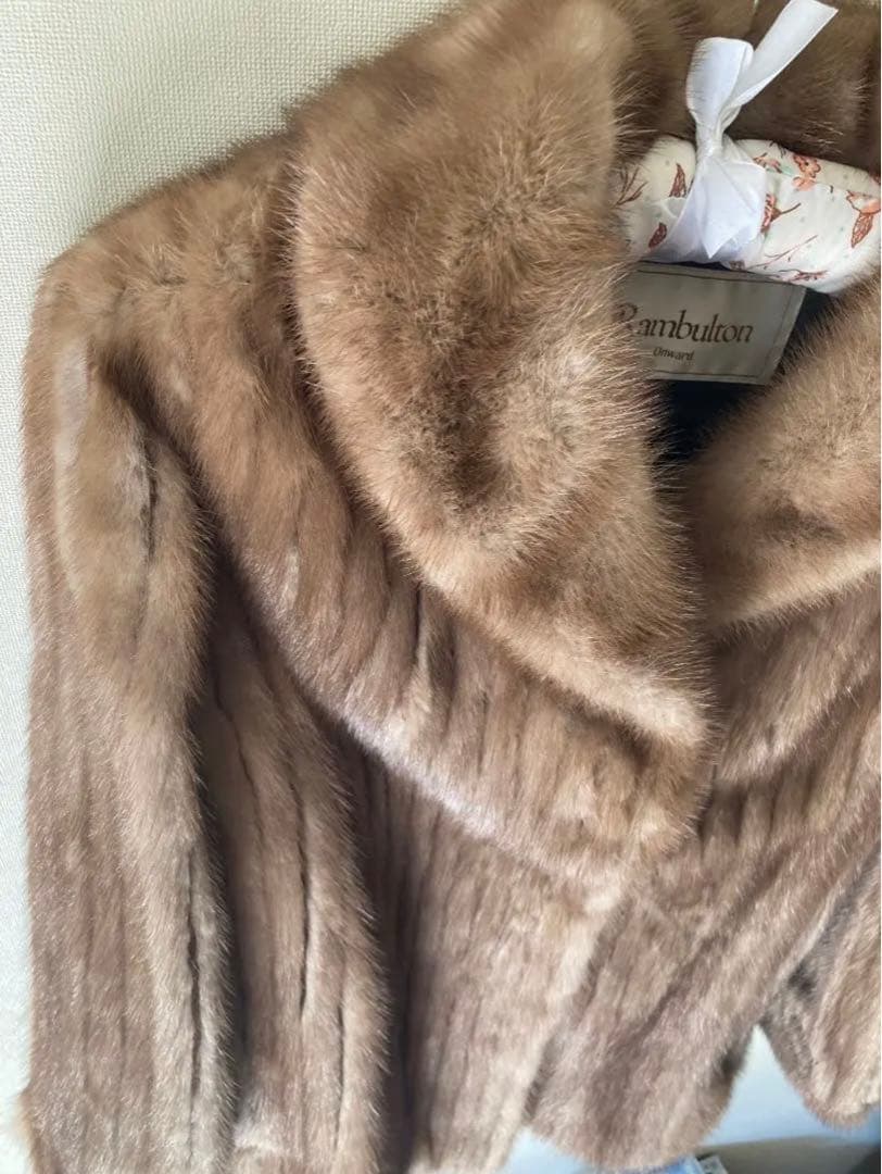 【美品】☆Rambulton Onward 高級 ミンクファー コート☆