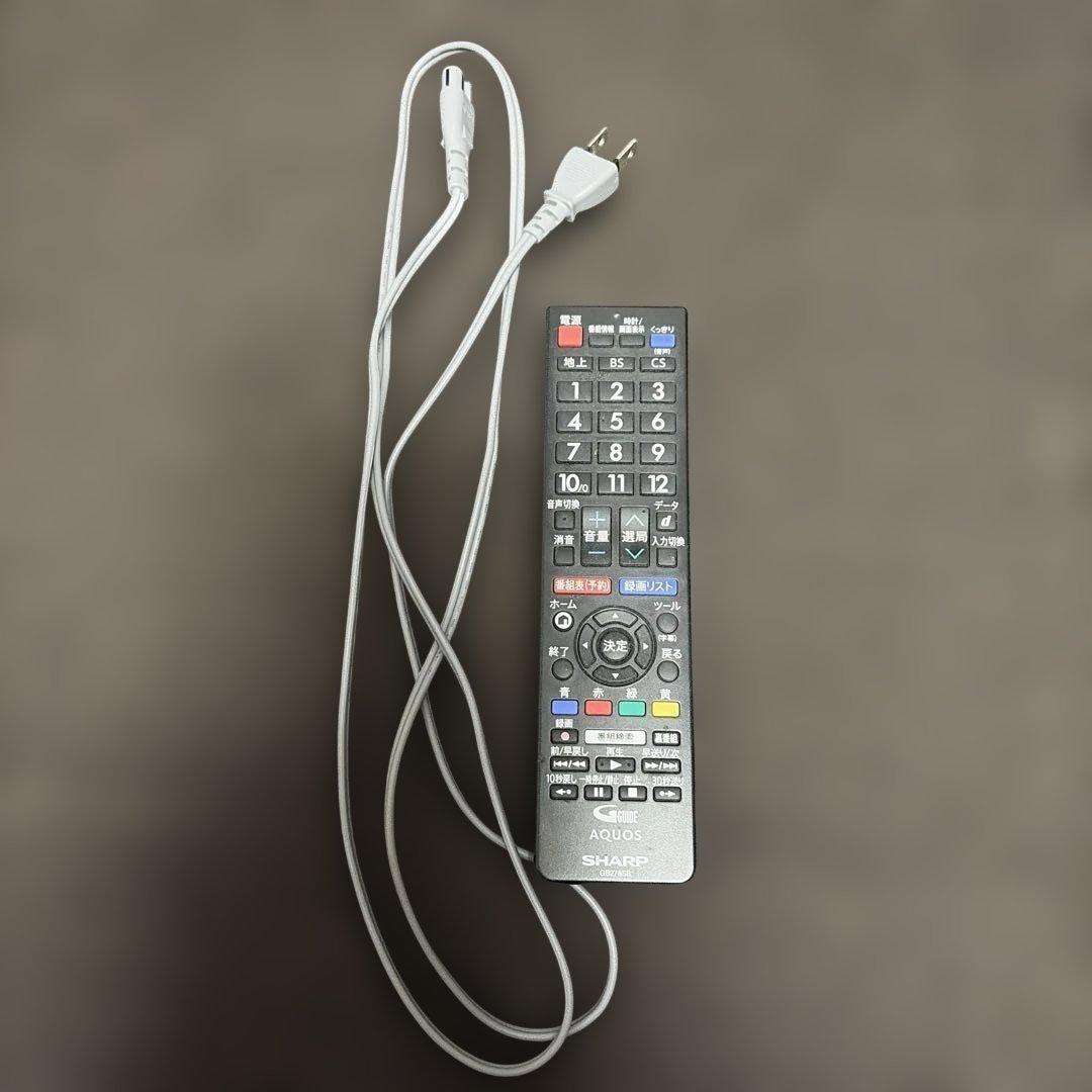 SHARP AQUOS Blu-rayディスクレコーダー2021年製