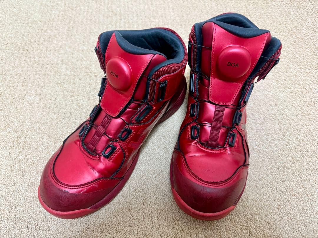 赤石 asicsアシックス 安全靴 ウィンジョブ CP304 25.5cm