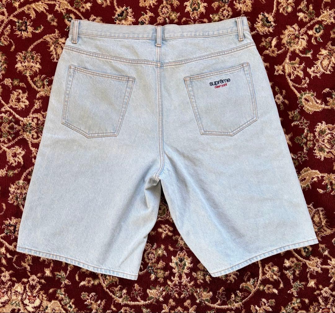 パンツ Supreme Baggy Selvedge Denim Short W36