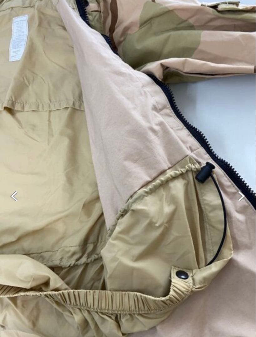 米軍規格 ECWCS Gen1型 3Cデザートカモ パーカー M/R