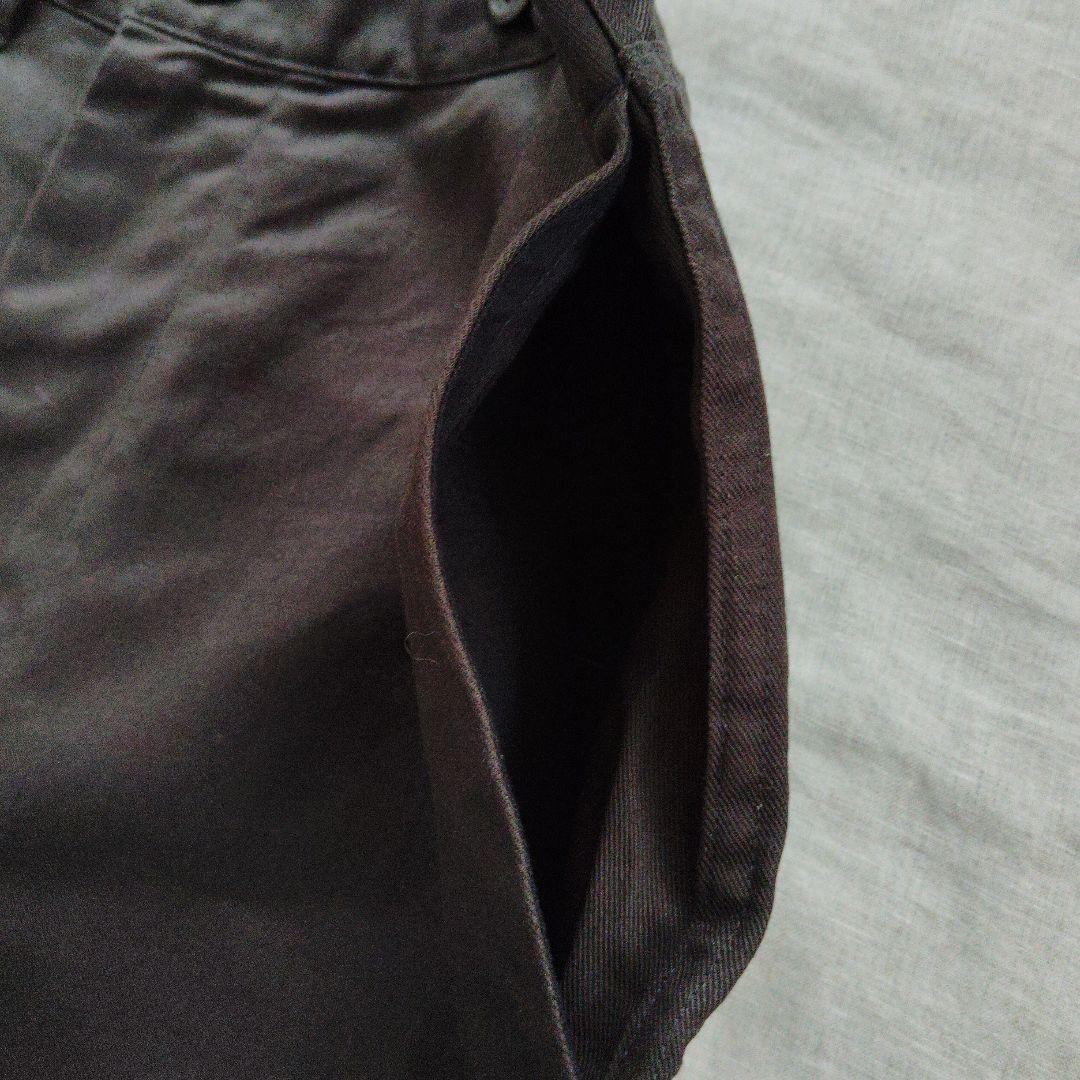 【タグ付新品】マーガレットハウエル MHL. コットンリネン パンツ Lサイズ