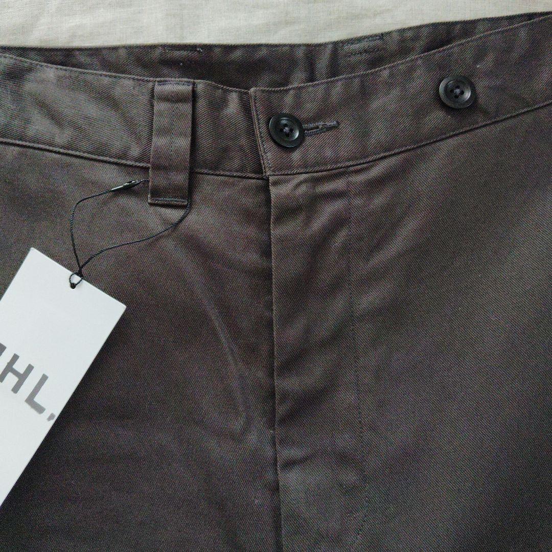 【タグ付新品】マーガレットハウエル MHL. コットンリネン パンツ Lサイズ