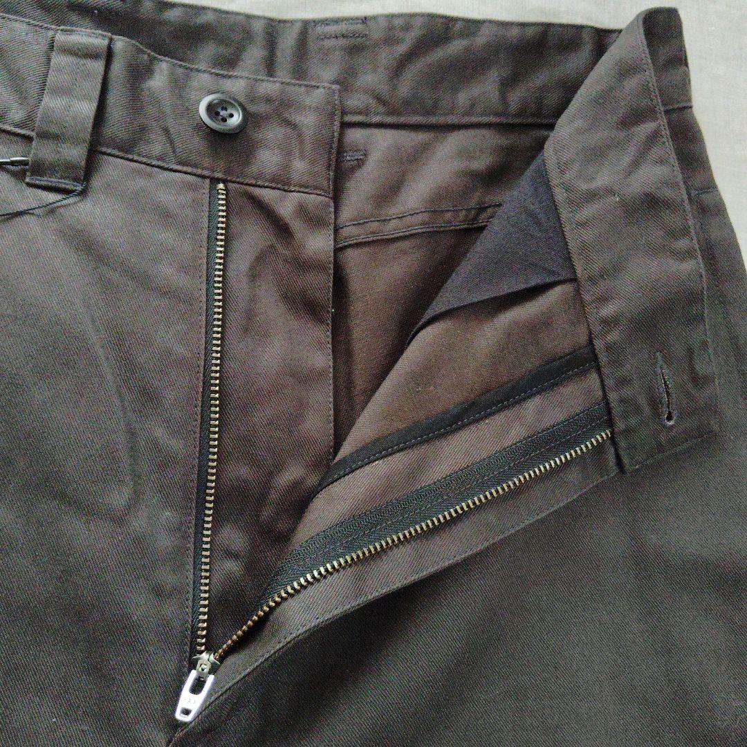 【タグ付新品】マーガレットハウエル MHL. コットンリネン パンツ Lサイズ