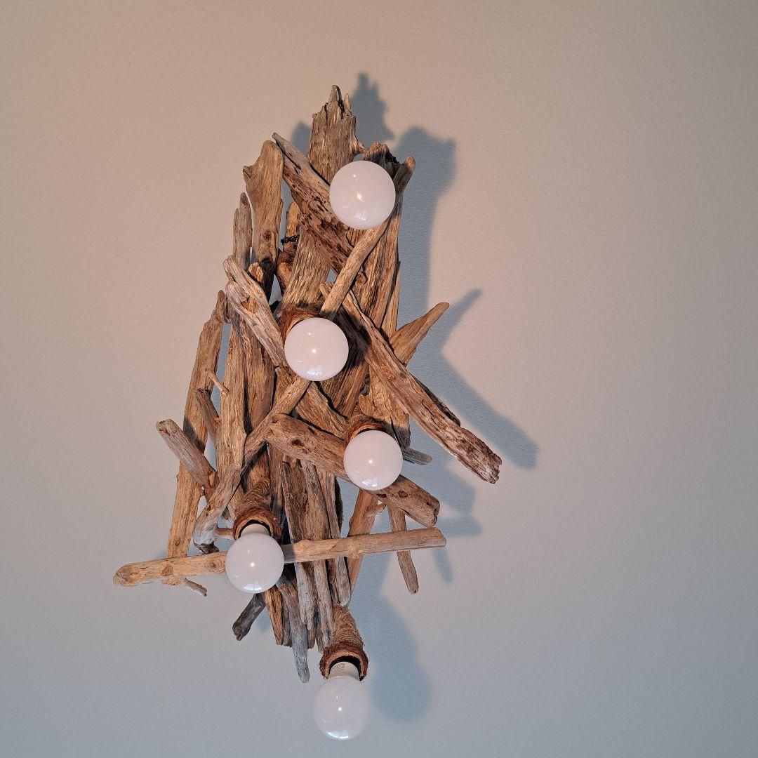 NO.L280 流木ペンダントライト 5灯　LED60W相当×5灯付　20帖OK