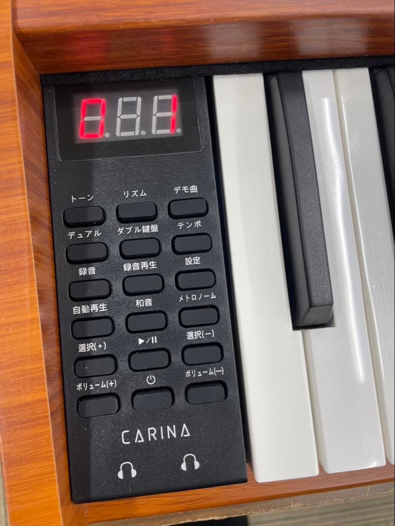 スタンド付き　電子ピアノ88鍵盤　木目調ボディ　ウォールナット