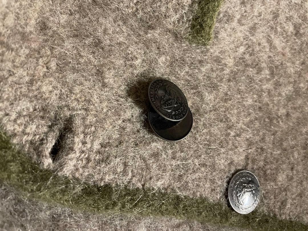 Hofer チロリアンジャケット モカ×ピスタチオ メンズS相当 ユニセックス