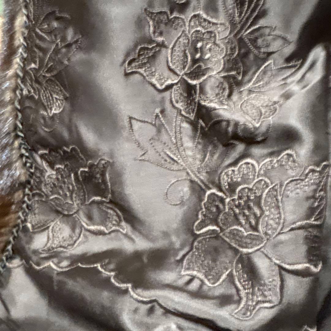 SAGA MINK ブラウン ミンクロングコート中古品