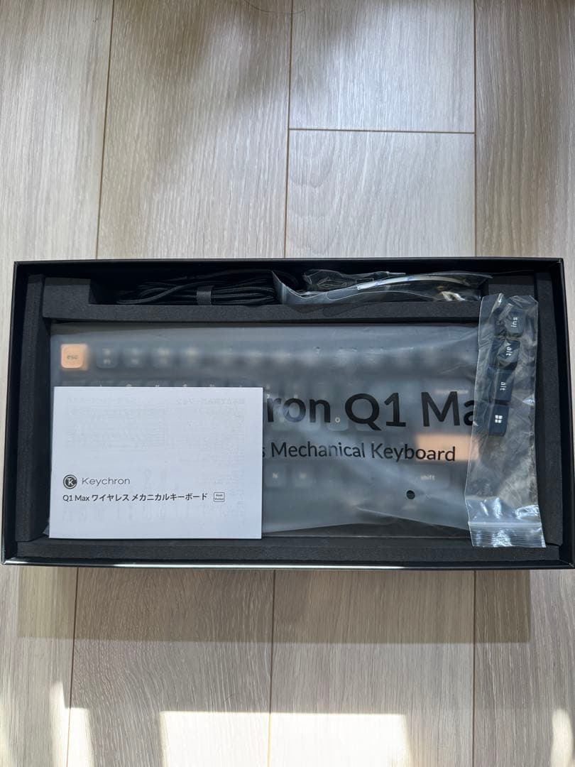 Keychron Q1 Max メカニカルキーボード（ロープロファイル付属）