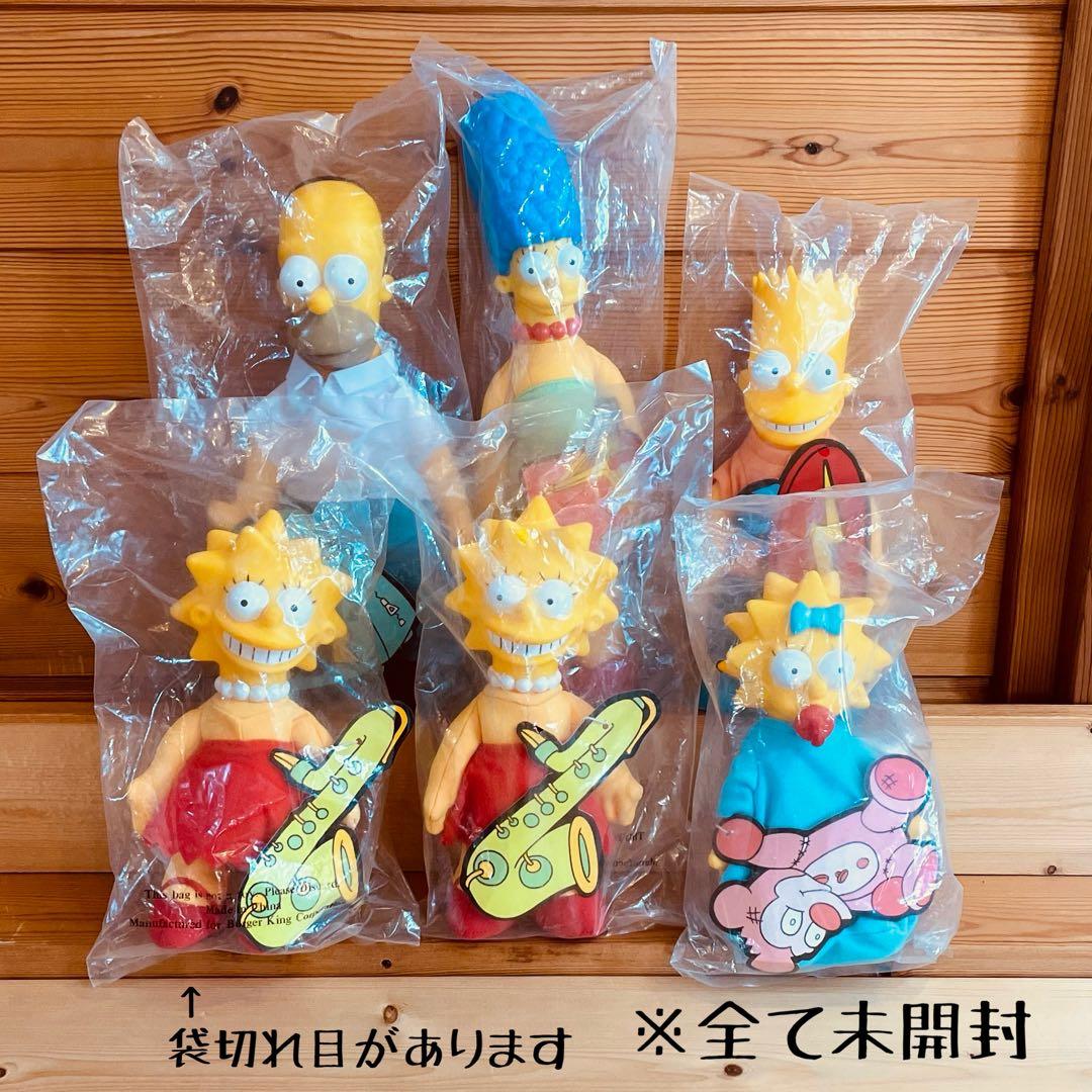 シンプソンズ6体　バーガーキング1990年製 ※未開封品