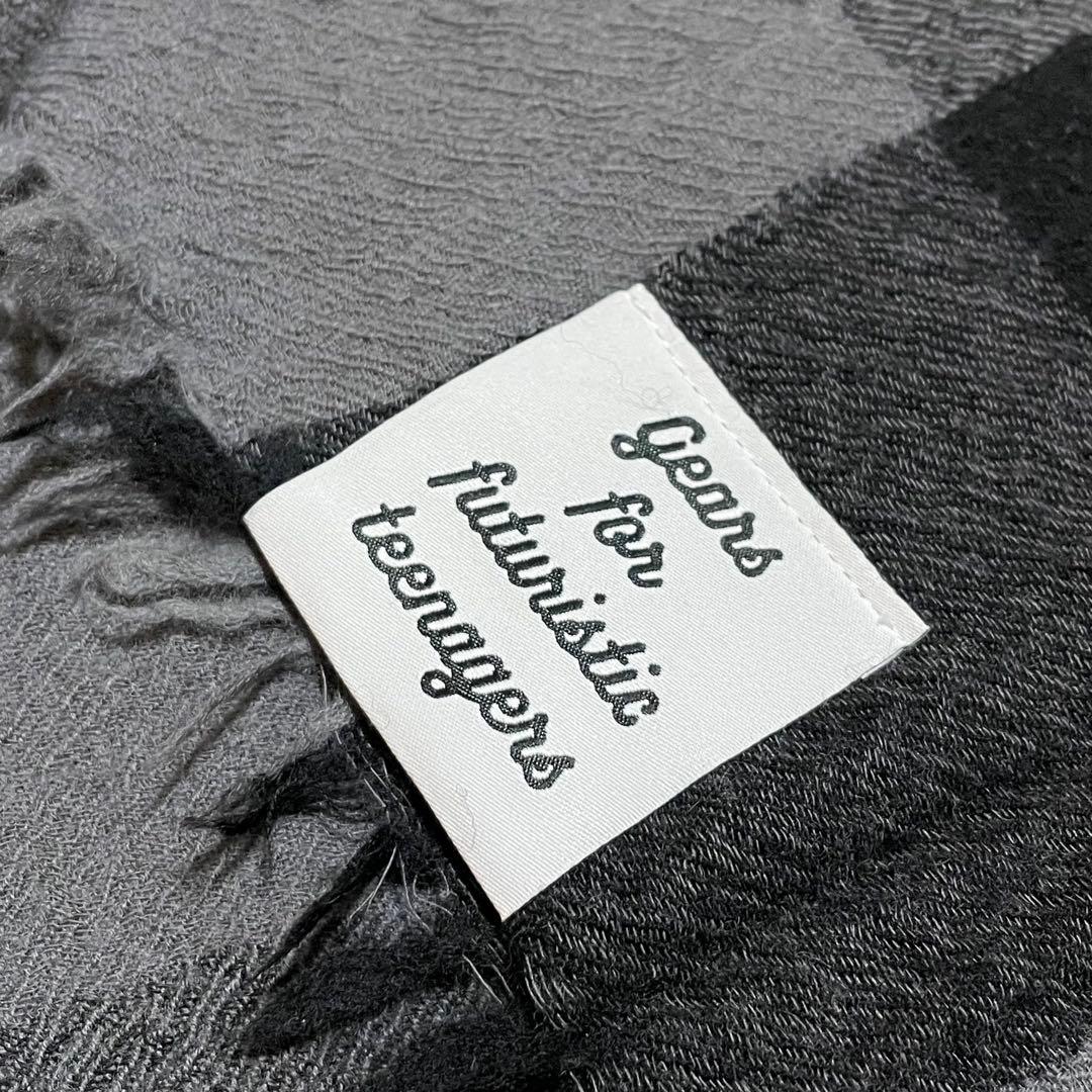 美品 HUMAN MADE ❤️ WOOL STOLE BLACK マフラー