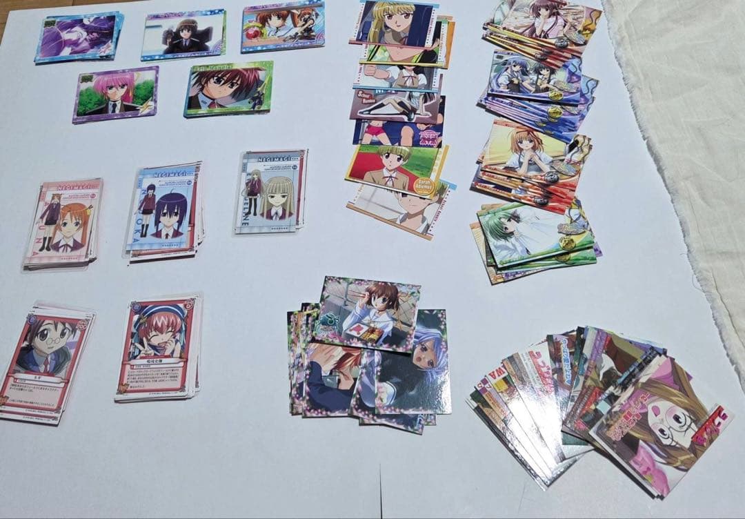 ○けいおん！涼宮ハルヒの憂鬱などトレーディングカードセット(542枚)おまけ付き