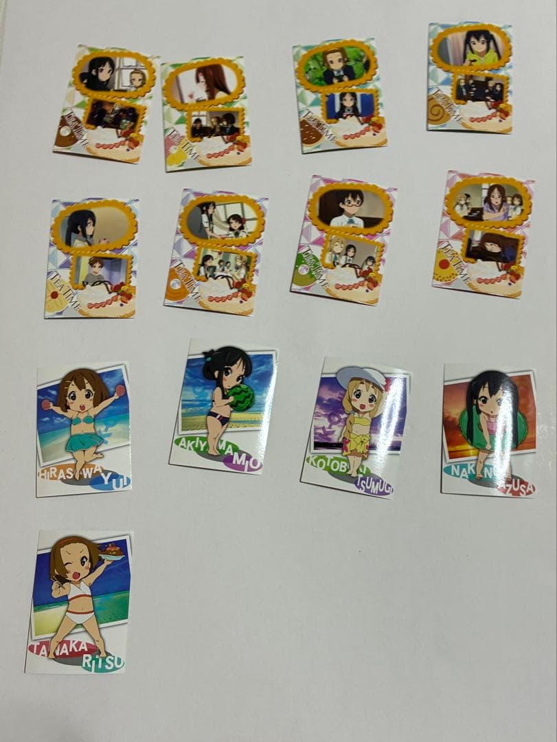 ○けいおん！涼宮ハルヒの憂鬱などトレーディングカードセット(542枚)おまけ付き