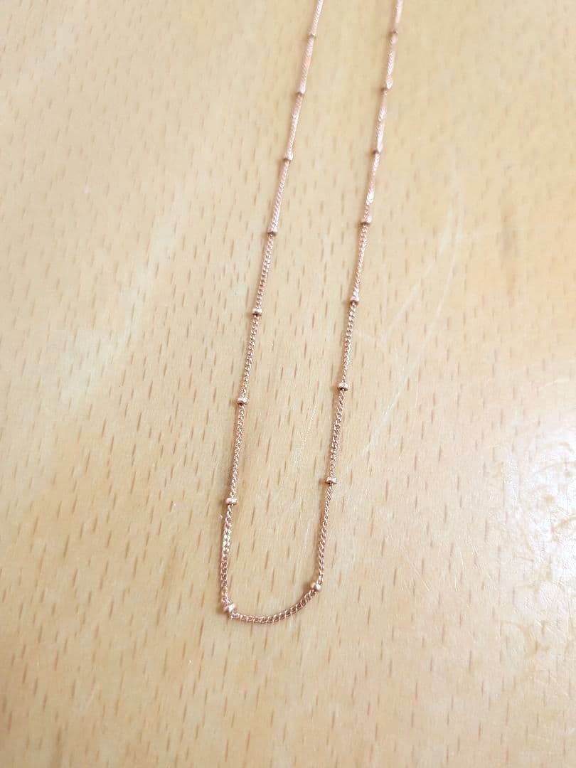 ノジェス　チェーンネックレス　10金　約40cm