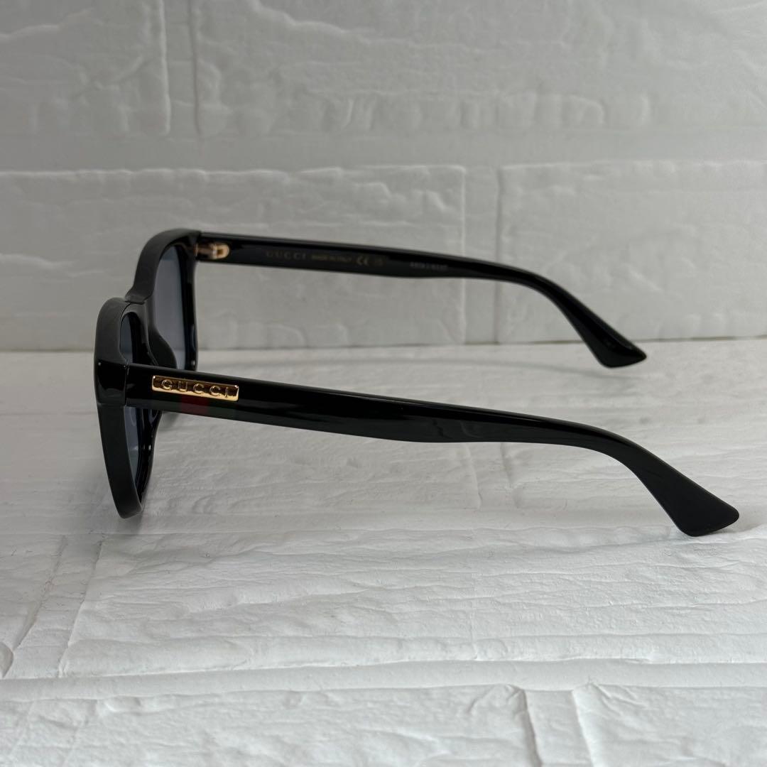 GUCCI サングラス 黒 ブルー系レンズ 純正レンズ付 ケース付