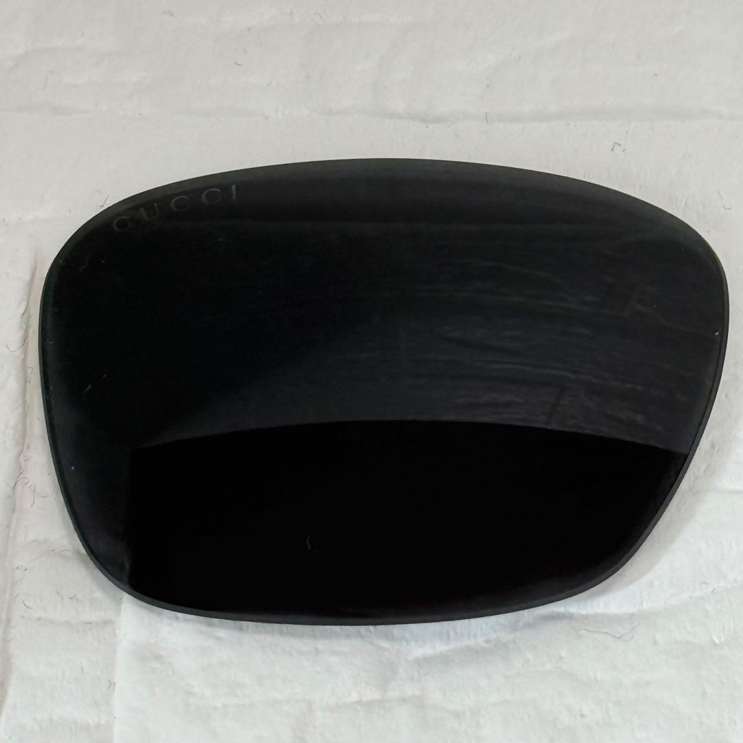 GUCCI サングラス 黒 ブルー系レンズ 純正レンズ付 ケース付