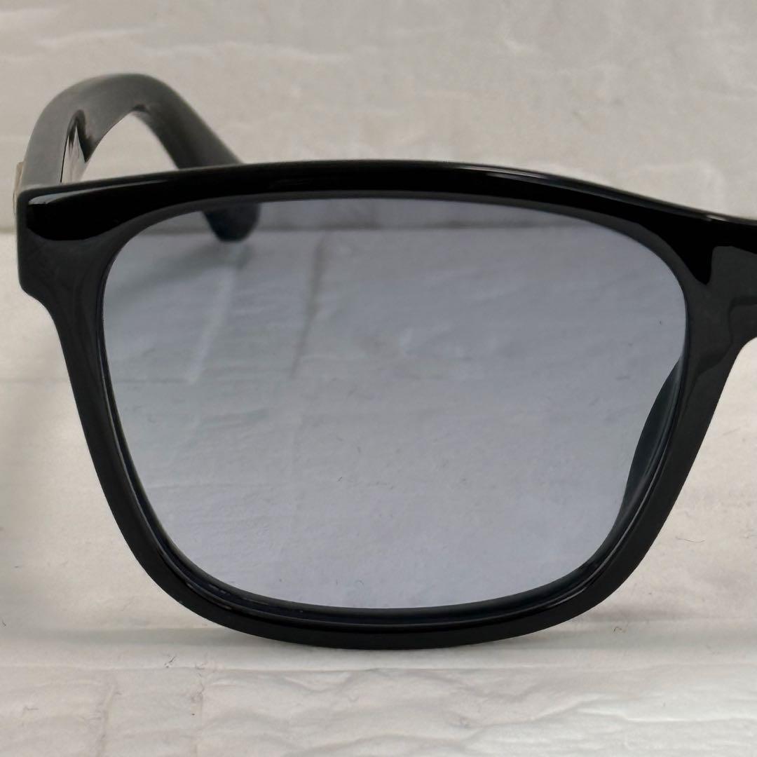 GUCCI サングラス 黒 ブルー系レンズ 純正レンズ付 ケース付