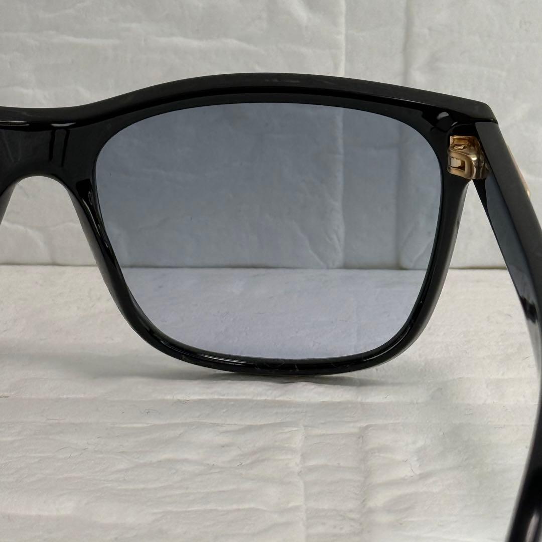 GUCCI サングラス 黒 ブルー系レンズ 純正レンズ付 ケース付