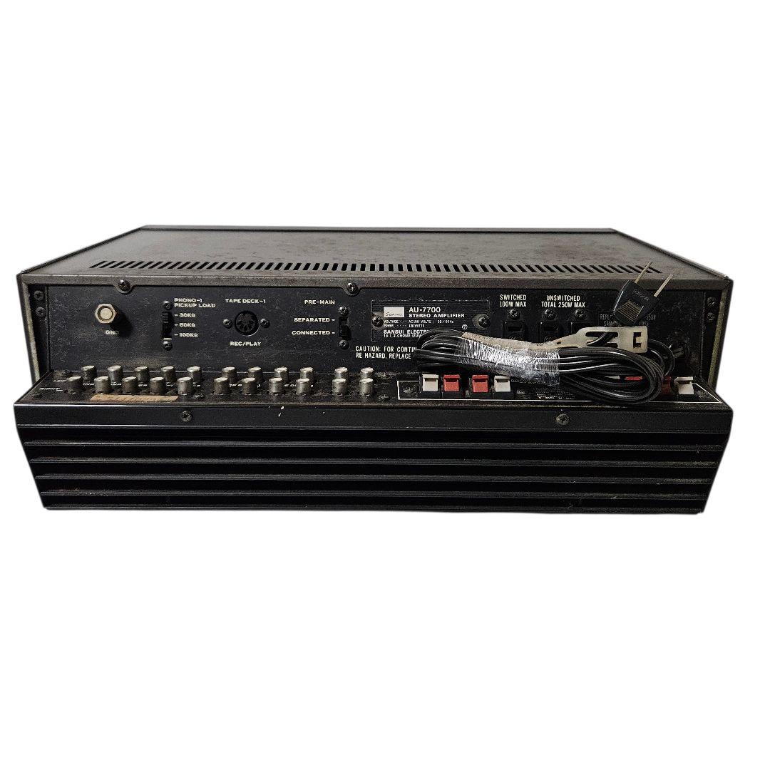 ジャンク品 SANSUI AU-7700 プリメインアンプ サンスイ