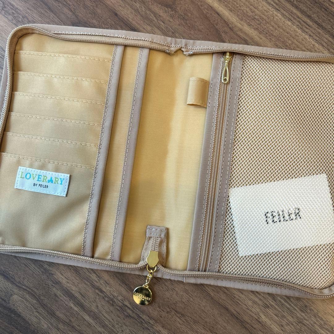 【新品未使用】FEILER 母子手帳ケース テディ