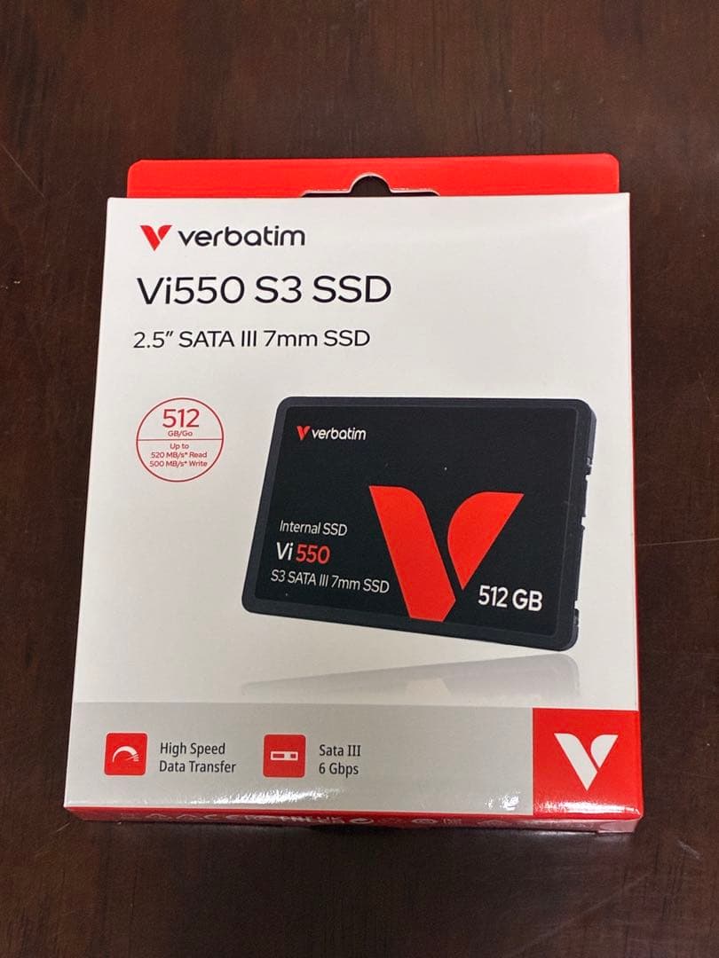 verbatim Vi550 S3 SSD 512GB 2.5インチ