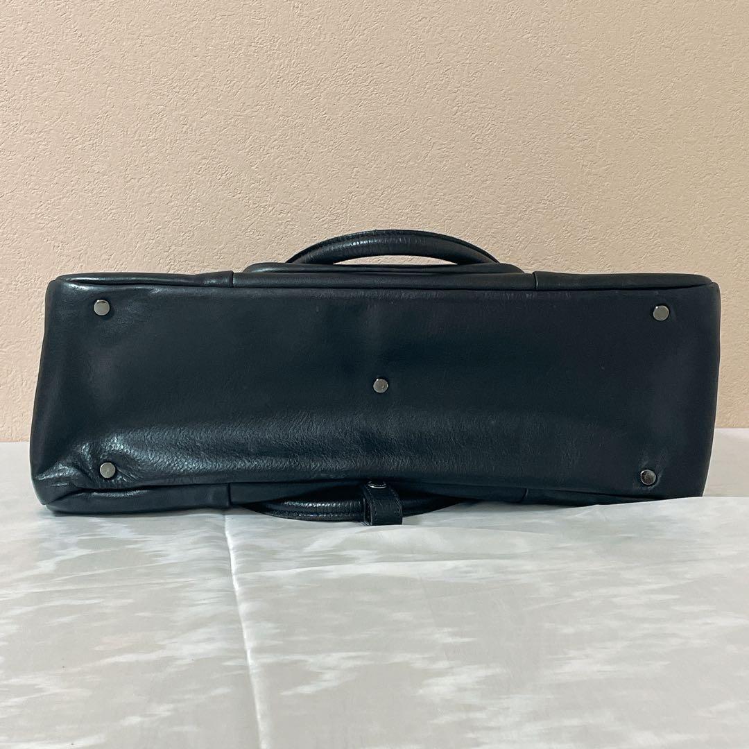 極美品✨BURBERRY バーバリーブラックレーベル　ボストンバック　レザー