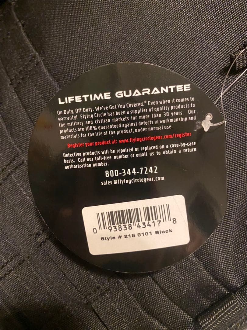 ミリタリー バック アメリカ国旗パッチ付き