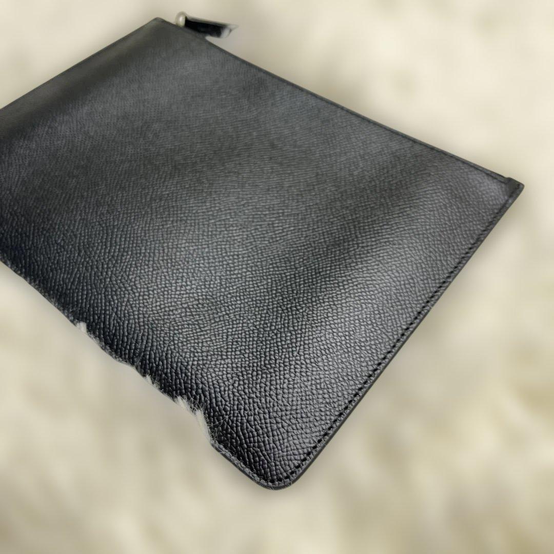 Maison Margiela メゾンマルジェラ クラッチバッグ レザー 黒